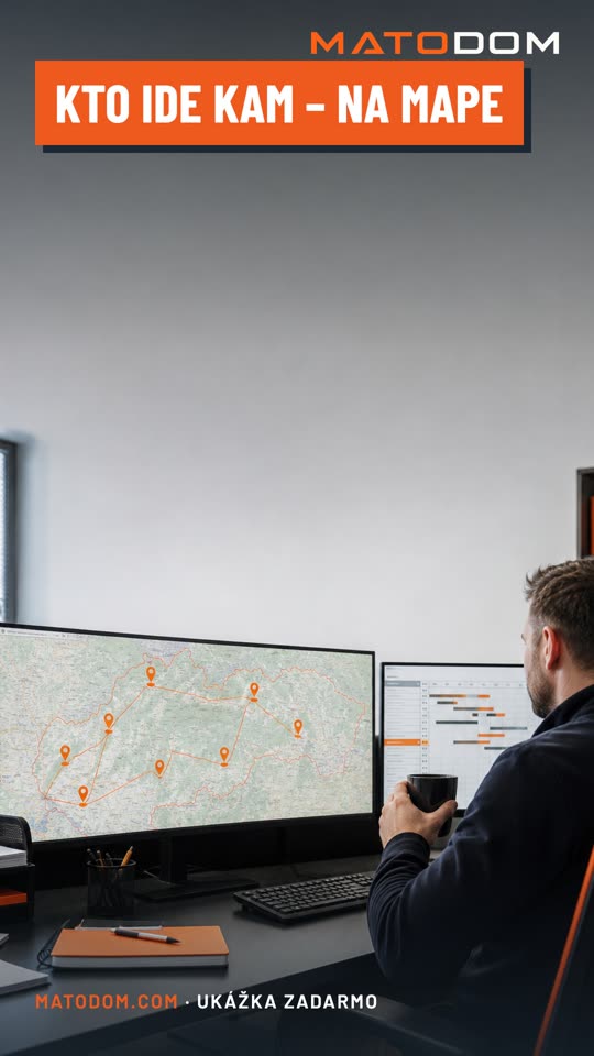 Kdo jede kam – na mapě